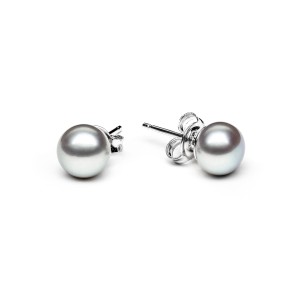 Cercei perle naturale argintii 7 mm si argint DiAmanti EFB07-N_G-G (Argint 925‰ 0,5 g.)